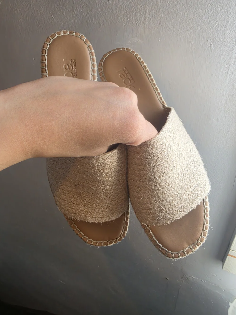 Wedge Espadrille Slide
